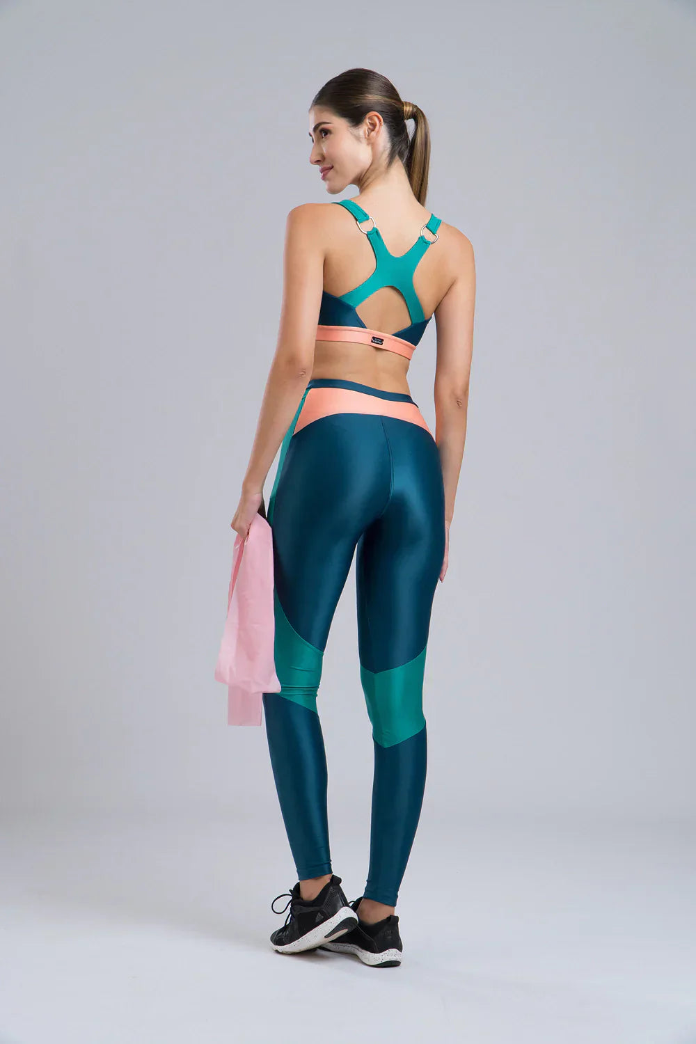 Kit Legging + Top Fit Color - Verde Escuro